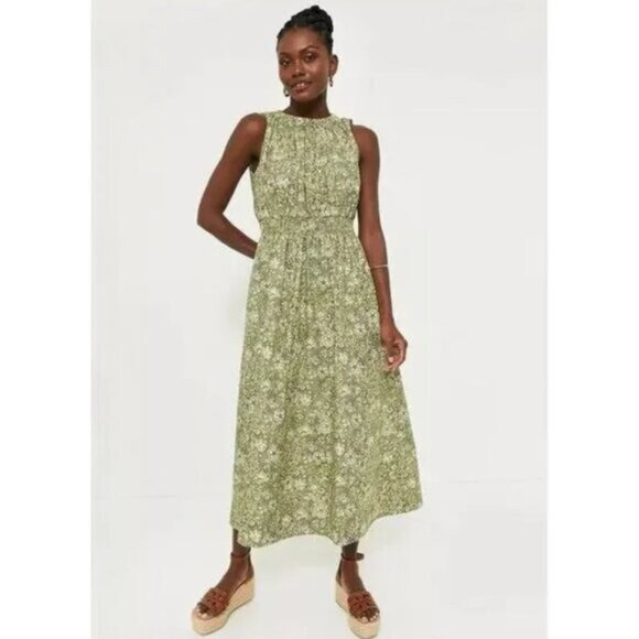 TuckernuckNEW Bergamot Floral Walker Sleeveless Tank Maxi Dress Size XXS